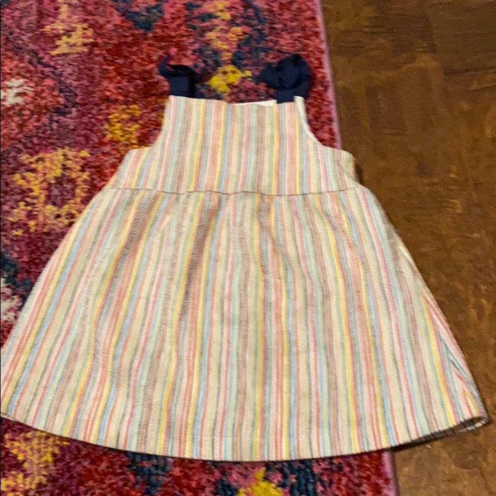 Zara striped toddler girl dress 18-24